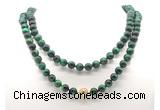 GMN8056 18 - 36 inches 8mm, 10mm green tiger eye 54, 108 beads mala necklaces