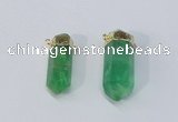 NGC1037 10*30mm – 15*40mm sticks fluorite gemstone connectors