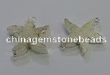 NGC1455 28mm - 30mm starfish fossil coral connectors wholesale