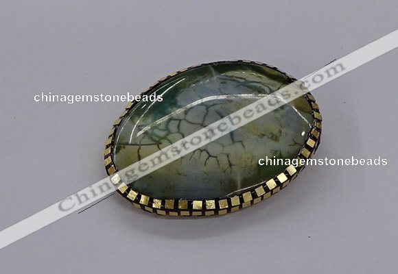 NGC1891 40*50mm - 45*55mm freeform agate gemstone connectors