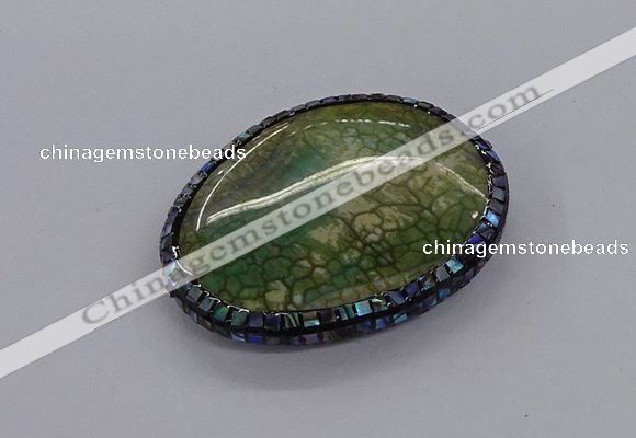 NGC1892 40*50mm - 45*55mm freeform agate gemstone connectors