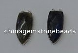 NGC5150 16*35mm - 18*40mm arrowhead labradorite connectors