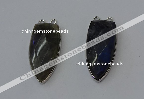 NGC5150 16*35mm - 18*40mm arrowhead labradorite connectors