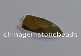 NGC5728 15*35mm - 16*45mm arrowhead yellow tiger eye connectors