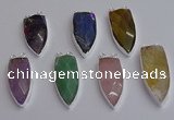 NGC5735 15*35mm - 16*45mm arrowhead mixed gemstone connectors