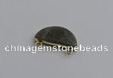 NGC5910 13*26mm moon labradorite gemstone connectors wholesale