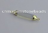 NGC5948 8*40mm tube opal connectors wholesale