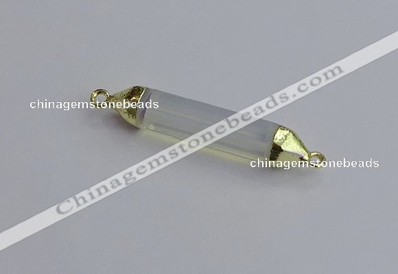 NGC5948 8*40mm tube opal connectors wholesale