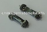 NGC6516 13*40mm hematite connectors wholesale