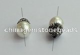 NGC6616 12*22mm - 13*20mm teardrop shell pearl connectors