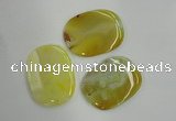 NGC72 40*55mm - 55*65mm freeform agate connectors wholesale