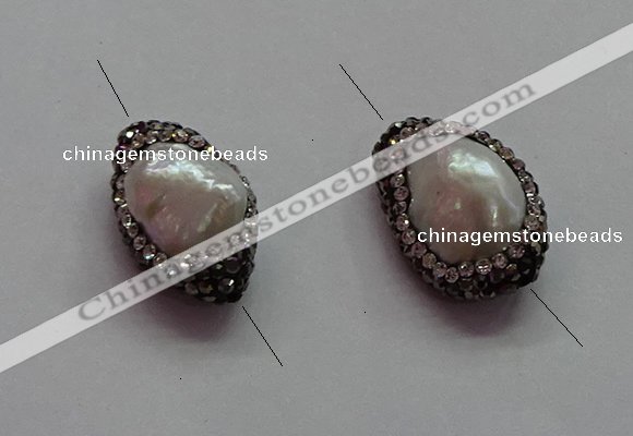NGC7500 13*22mm - 15*24mm nuggets pearl connectors wholesale
