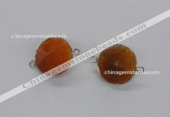 NGC876 15*20mm bicone agate gemstone connectors wholesale