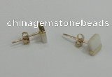 NGE150 5*6mm - 6*7mm freeform shell earrings wholesale