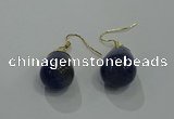 NGE237 15*20mm teardrop agate gemstone earrings wholesale