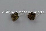 NGE308 5*8mm - 7*10mm nuggets druzy agate gemstone rings