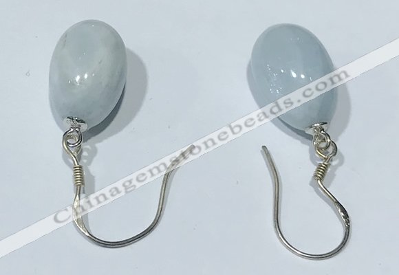 NGE419 10*14mm teardrop aquamarine earrings wholesale