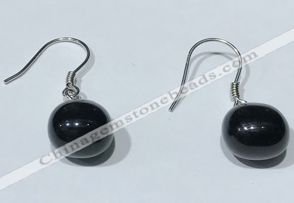 NGE429 10*10mm teardrop gemstone earrings wholesale