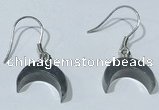 NGE435 10*14mm moon-shaped labradorite earrings wholesale