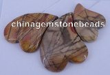 NGP08 Picasso jasper gemstone pendants set jewelry wholesale