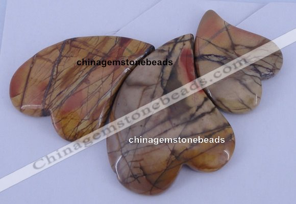 NGP08 Picasso jasper gemstone pendants set jewelry wholesale