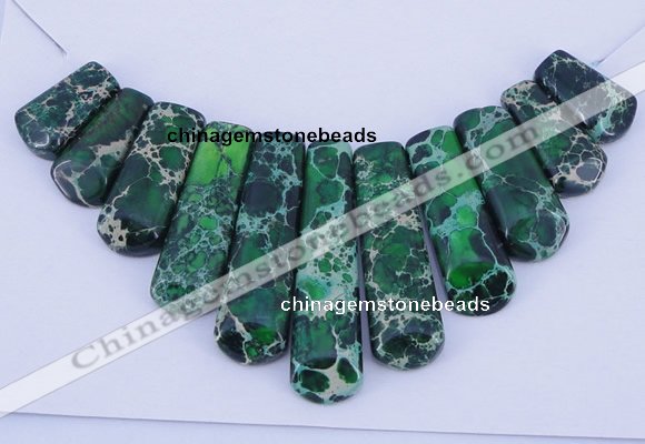 NGP103 Dyed imperial jasper gemstone pendants set jewelry wholesale