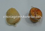 NGP1052 20*30mm - 25*35mm freeform druzy agate beads pendant