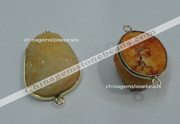 NGP1052 20*30mm - 25*35mm freeform druzy agate beads pendant