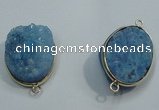 NGP1055 20*30mm - 25*35mm freeform druzy agate beads pendant