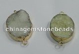 NGP1060 20*30mm - 25*35mm freeform druzy agate beads pendant