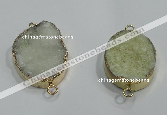 NGP1060 20*30mm - 25*35mm freeform druzy agate beads pendant