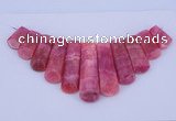 NGP115 Dyed rhodochrosite gemstone pendants set jewelry wholesale