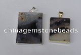 NGP1156 25*35mm - 40*50mm freeform montana agate pendants