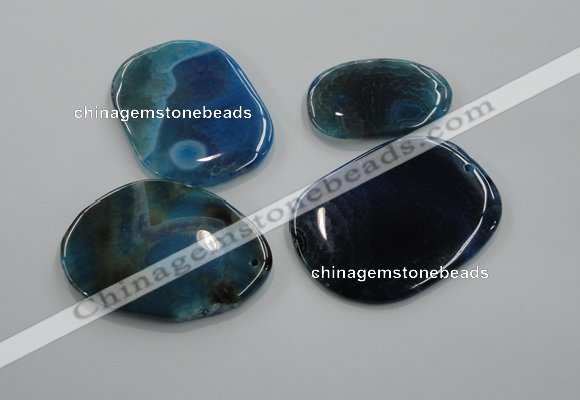 NGP1172 35*50mm - 45*65mm freeform agate gemstone pendants wholesale