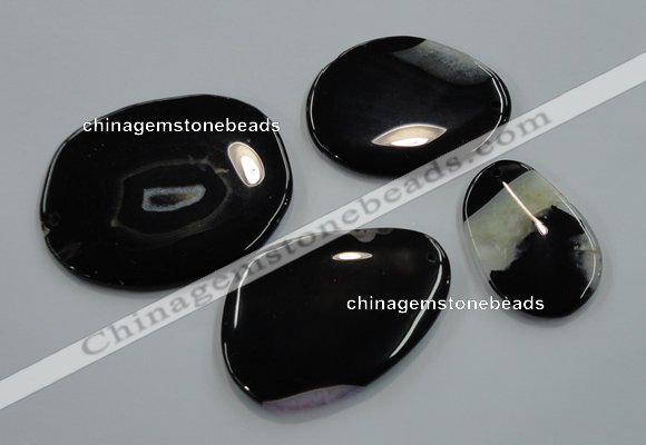 NGP1174 30*50mm - 50*65mm freeform agate gemstone pendants wholesale