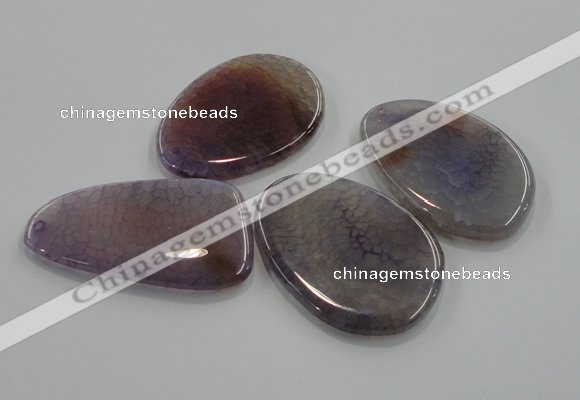 NGP1175 35*45mm - 40*60mm freeform agate gemstone pendants wholesale