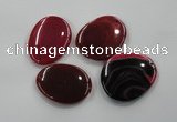 NGP1176 40*50mm - 50*60mm freeform agate gemstone pendants wholesale