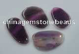 NGP1178 40*55mm - 50*70mm freeform agate gemstone pendants wholesale