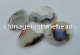 NGP1179 40*55mm - 50*75mm freeform agate gemstone pendants wholesale