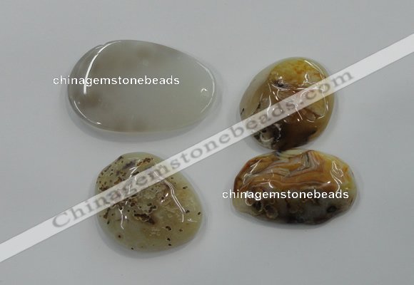 NGP1180 35*50mm - 50*70mm freeform agate gemstone pendants wholesale