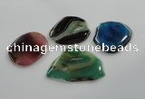 NGP1181 40*50mm - 50*70mm freeform agate gemstone pendants wholesale