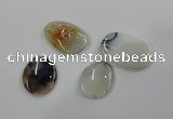 NGP1187 30*40mm - 40*50mm freeform agate gemstone pendants wholesale