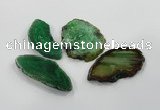 NGP1192 30*50mm - 55*70mm freeform agate gemstone pendants wholesale