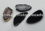 NGP1193 40*60mm - 50*70mm freeform agate gemstone pendants wholesale