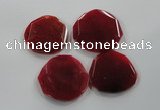 NGP1209 40*45mm - 50*65mm freeform agate gemstone pendants wholesale