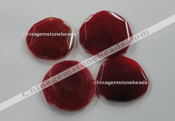 NGP1209 40*45mm - 50*65mm freeform agate gemstone pendants wholesale