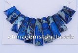 NGP122 Dyed imperial jasper gemstone pendants set jewelry wholesale