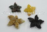 NGP1220 40*45mm - 65*70mm starfish agate gemstone pendants wholesale