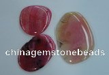 NGP1238 45*50mm - 60*80mm freeform agate gemstone pendants wholesale