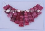 NGP124 Dyed rhodochrosite gemstone pendants set jewelry wholesale